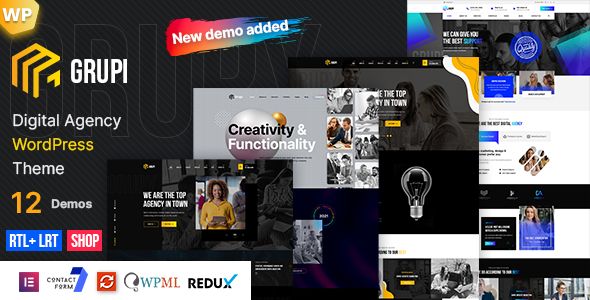 Grupi &ndash; Digital Agency WordPress Theme