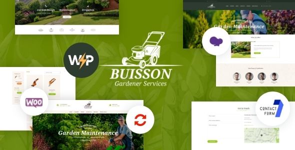 Buisson - Gardening & Landscaping WordPress Theme Download