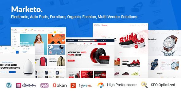 Marketo &ndash; eCommerce & Multivendor Marketplace Woocommerce WordPress Theme