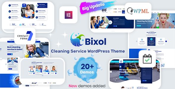 Bixol &ndash; Cleaning Services WordPress