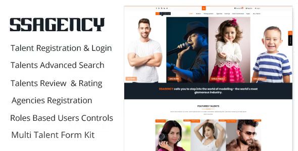 Ssagency Fashion & Modeling World WordPress Theme Preview