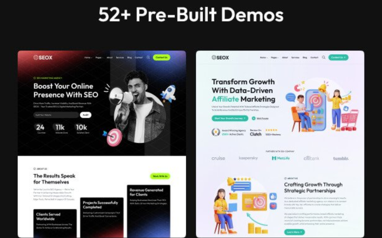 SEOX - SEO & Digital Marketing Agency WordPress Theme
