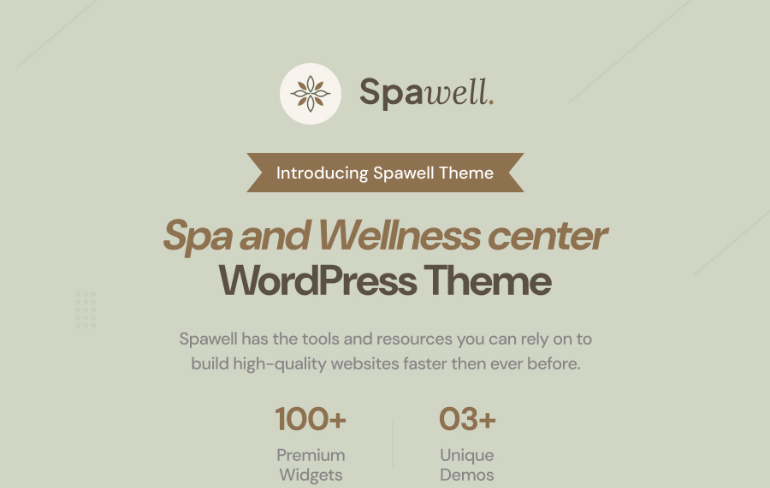 Spawell - Spa and Wellness WordPress Theme