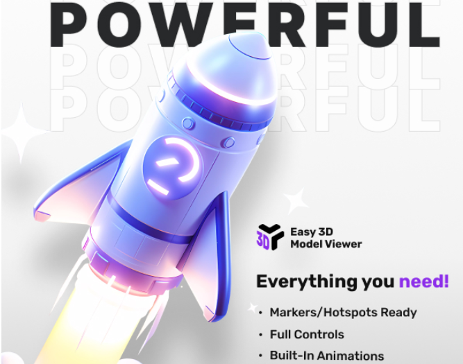 Easy 3D Model Viewer WordPress & WooCommerce Plugin