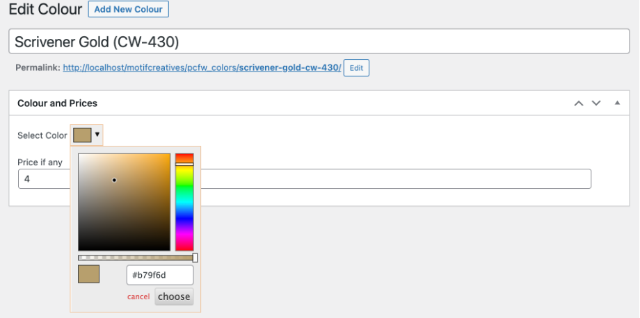 WooCommerce Paint Plugin – Swatches, Area Calculator & Product Addons